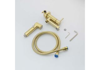 Гигиенический душ со смесителем Aquatek Ника AQ1819BG золото